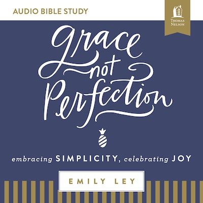 Grace, Not Perfection: Audio Bible Studies – omslag til lydbogen af Emily Ley