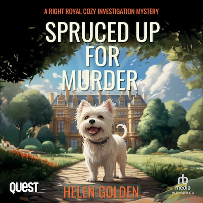 Spruced up for Murder – omslag til lydbogen af Helen Golden