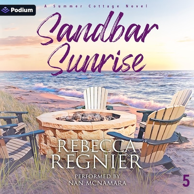 Sandbar Sunrise – omslag til lydbogen af Rebecca Regnier
