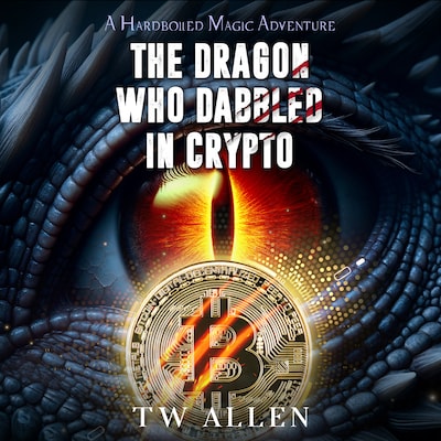 Dragon Who Dabbled in Crypto, The – omslag til lydbogen af TW Allen