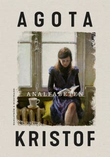 Analfabeten – omslag till ljudboken av Agota Kristof