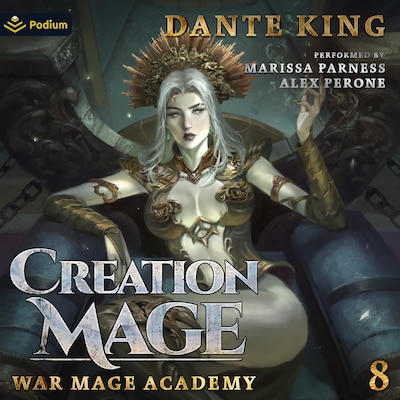 Creation Mage 8 – omslag til lydbogen af Dante King