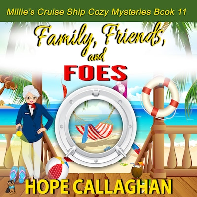 Family, Friends and Foes – omslag til lydbogen af Hope Callaghan