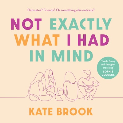 Not Exactly What I had In Mind – omslag til lydbogen af Kate Brook