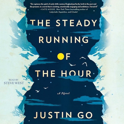 The Steady Running of the Hour – omslag til lydbogen af Justin Go