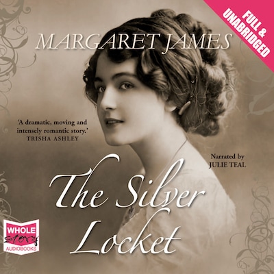 The Silver Locket – omslag til lydbogen af Margaret James