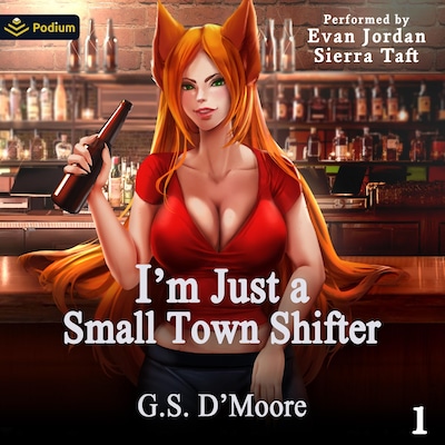 I'm Just a Small Town Shifter – omslag til lydbogen af G.S. D'Moore