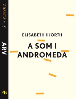 A som i Andromeda. En e-singel ur Granta 2 – omslag till ljudboken av Elisabeth Hjorth