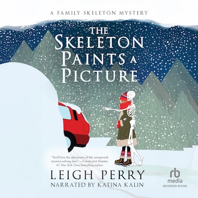 The Skeleton Paints a Picture – omslag til lydbogen af Leigh Perry