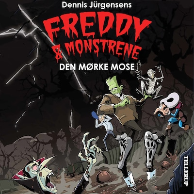 Freddy & monstrene #4: Den mørke mose – omslag til lydbogen af Jesper W. Lindberg