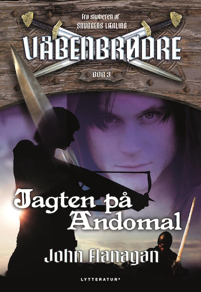 Jagten på Andomal – omslag til lydbogen af John Flanagan