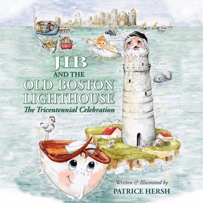 Jib and the Old Lighthouse – omslag til lydbogen af Patrice Hersh
