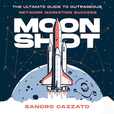 Moon Shot – omslag til lydbogen af Sandro Cazzato