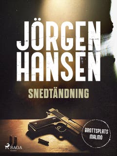 Snedtändning – omslag till ljudboken av Jörgen Hansen