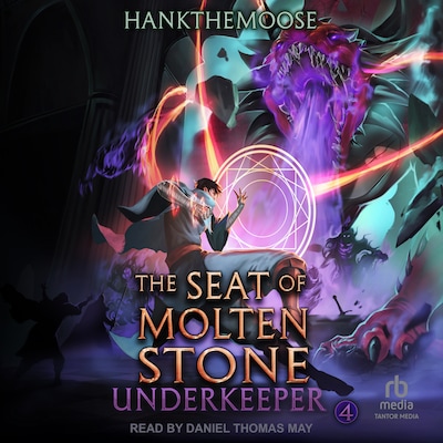 The Seat of Molten Stone – omslag til lydbogen af Hankthemoose