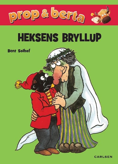 Prop og Berta - Heksens bryllup – omslag til lydbogen af Bent Solhof