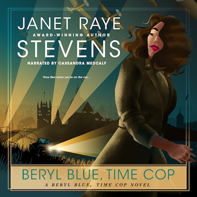 Beryl Blue, Time Cop – omslag til lydbogen af Janet Raye Stevens