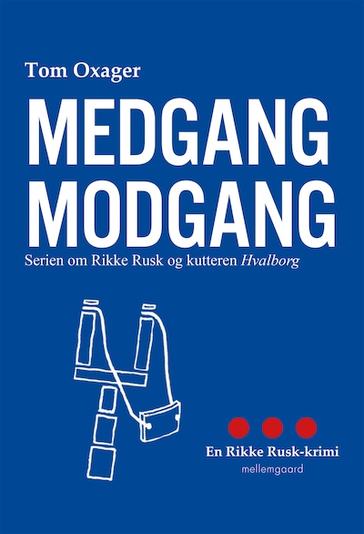 MEDGANG MODGANG – omslag til lydbogen af Tom Oxager