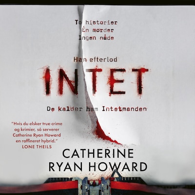 INTET – omslag til lydbogen af Catherine Ryan Howard