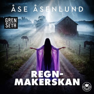 Regnmakerskan – omslag till ljudboken av Åse Åsenlund