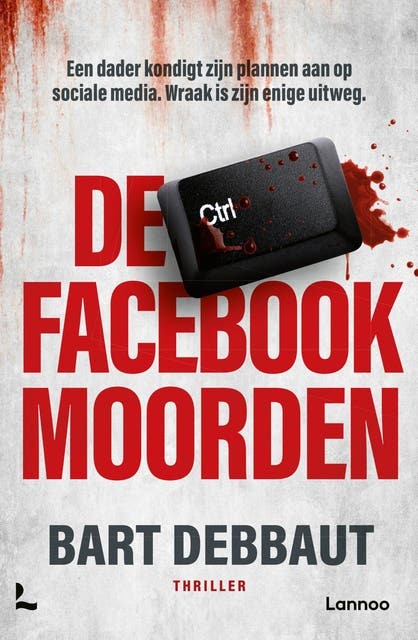 De Facebookmoorden – omslag van het luisterboek van Bart Debbaut