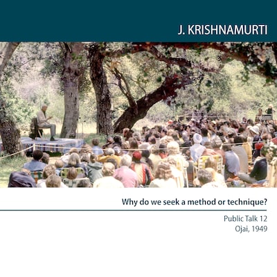 Why do we seek a method or technique?