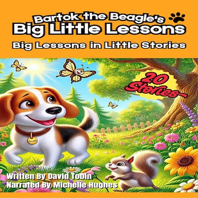 Bartok the Beagle's Big Little Lessons – omslag til lydbogen af David Tobin