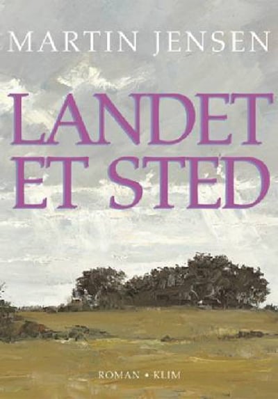 Landet et sted – omslag til lydbogen af Martin Jensen