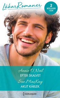 Efter skalvet / Akut kärlek – omslag till ljudboken av Annie O’Neil,Sue MacKay