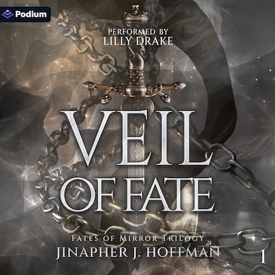 Veil of Fate – omslag til lydbogen af Jinapher J. Hoffman