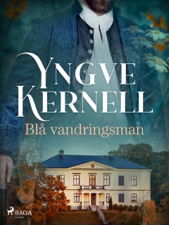 Blå vandringsman – omslag till ljudboken av Yngve Kernell