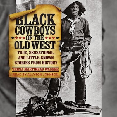 Black Cowboys of the Old West – omslag til lydbogen af Tricia Martineau Wagner