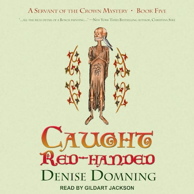 Caught Red-Handed – omslag til lydbogen af Denise Domning