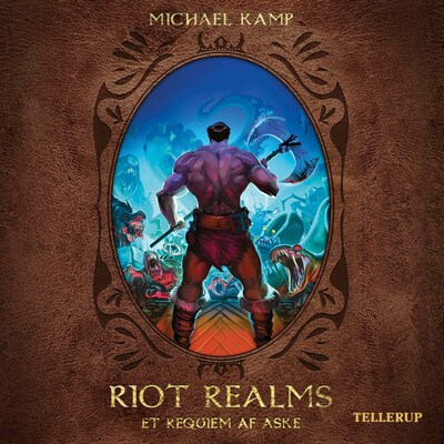 Riot Realms #4: Et requiem af aske – omslag til lydbogen af Michael Kamp