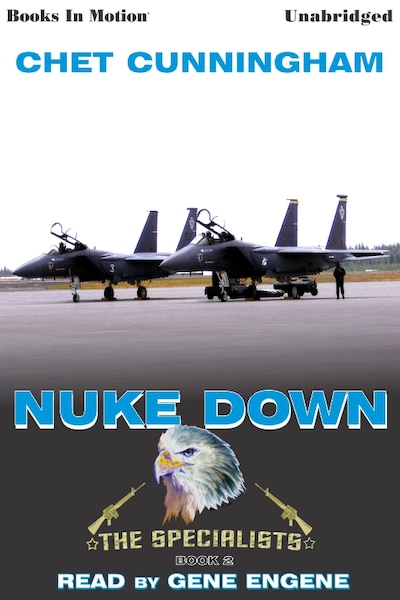 Nuke Down – omslag til lydbogen af Chet Cunningham