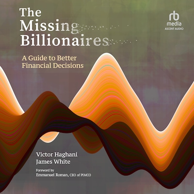 The Missing Billionaires – omslag til lydbogen af Victor Haghani, James White