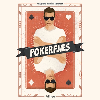 Pokerfjæs, Sort læseklub – omslag til lydbogen af Christina Holgård Sørensen