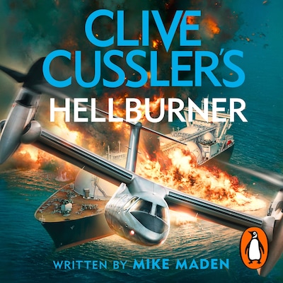 Clive Cussler's Hellburner – omslag til lydbogen af Mike Maden