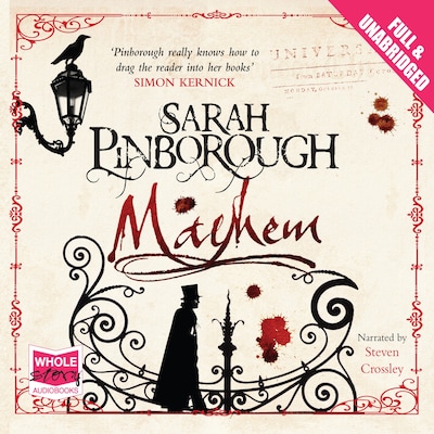 Mayhem – omslag til lydbogen af Sarah Pinborough