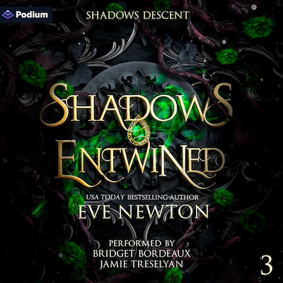 Shadows Entwined – omslag til lydbogen af Eve Newton
