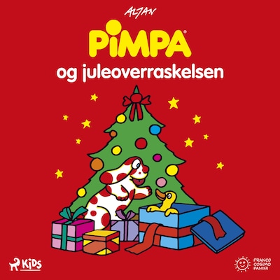 Pimpa - Pimpa og juleoverraskelsen – omslag til lydbogen af Altan