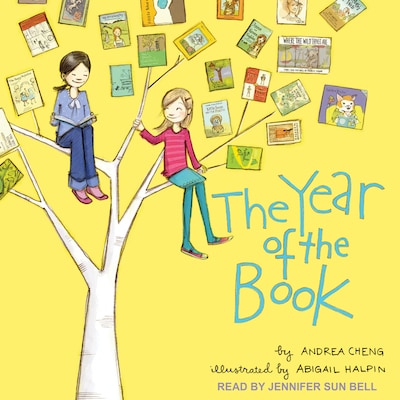 The Year of the Book – omslag til lydbogen af Andrea Cheng