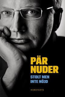 Stolt men inte nöjd – omslag till ljudboken av Pär Nuder