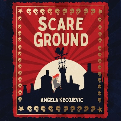 Scareground – omslag til lydbogen af Angela Kecojevic