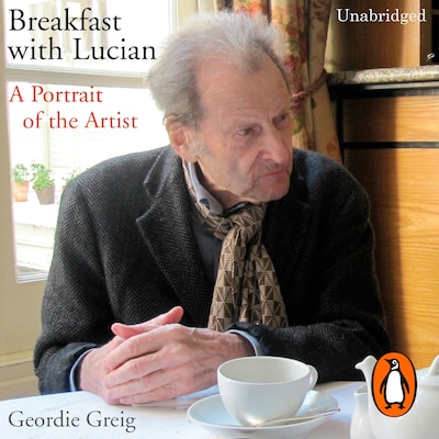 Breakfast with Lucian – omslag til lydbogen af Geordie Greig