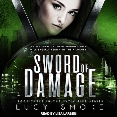 Sword of Damage – omslag til lydbogen af Lucy Smoke