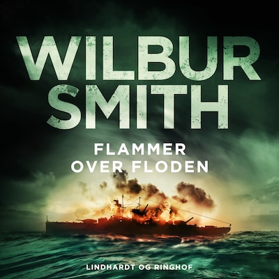 Flammer over floden – omslag til lydbogen af Wilbur Smith