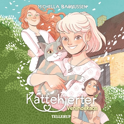 Kattehjerter #1: Venindekaos – omslag til lydbogen af Michella Rasmussen