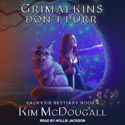 Grimalkins Don’t Purr – omslag til lydbogen af Kim McDougall