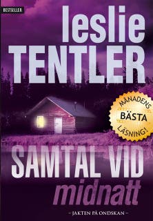 Samtal vid midnatt – omslag till ljudboken av Leslie Tentler